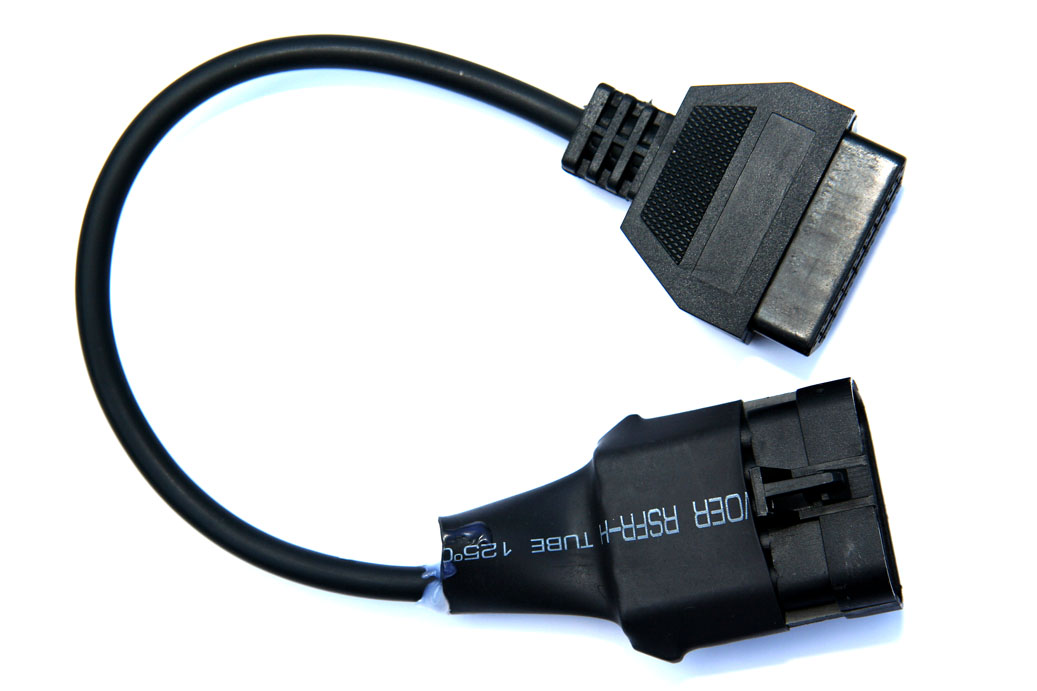 OBD-II Socket to 10 pin Opel/Vauxhall/GM/Lotus Adapter - Click Image to Close