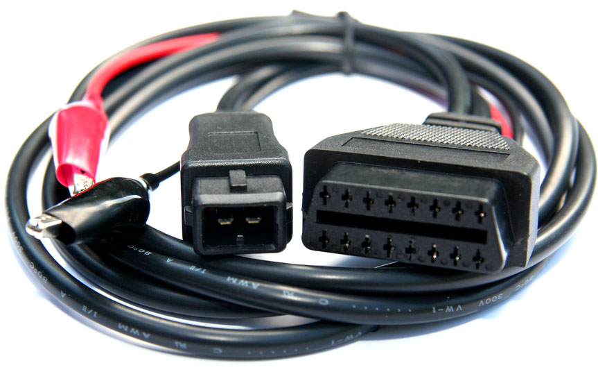 OBD-II Socket to Peugeot 2 Pin Adapter - Click Image to Close